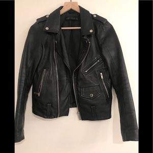 Zara Genuine Leather Jacket